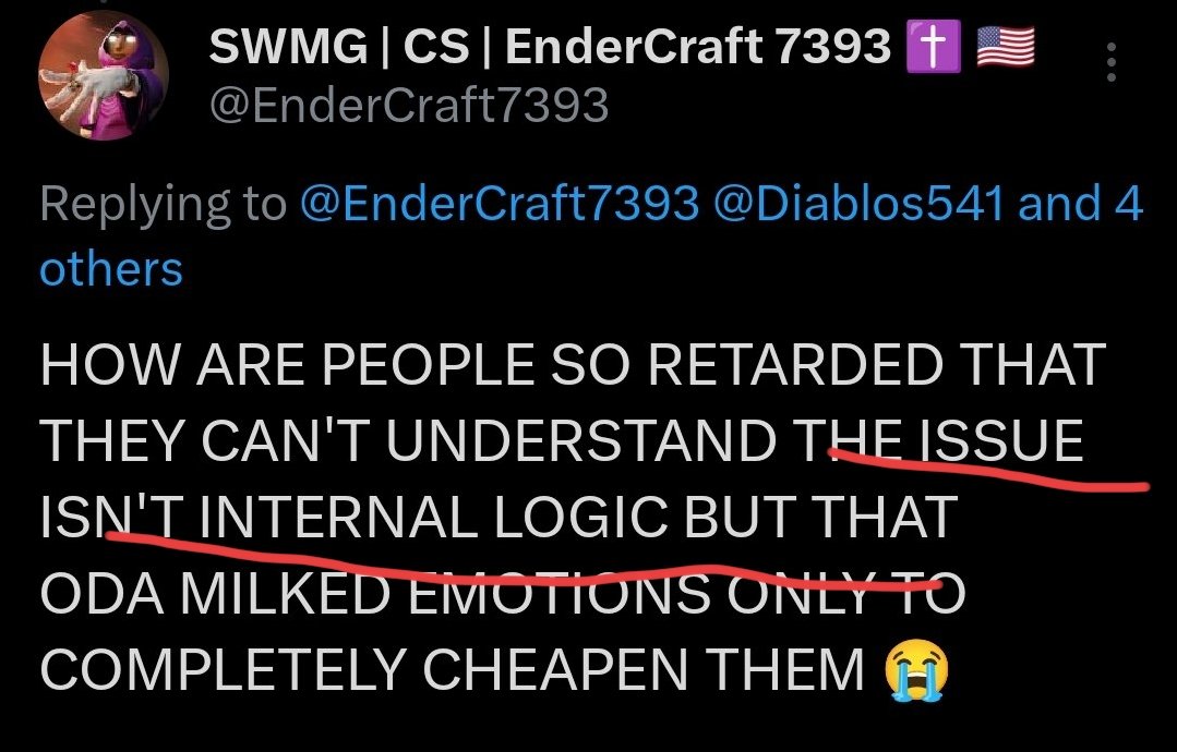 SWMG | CS | EnderCraft 7393 ✝️ 🇺🇲 tweet media