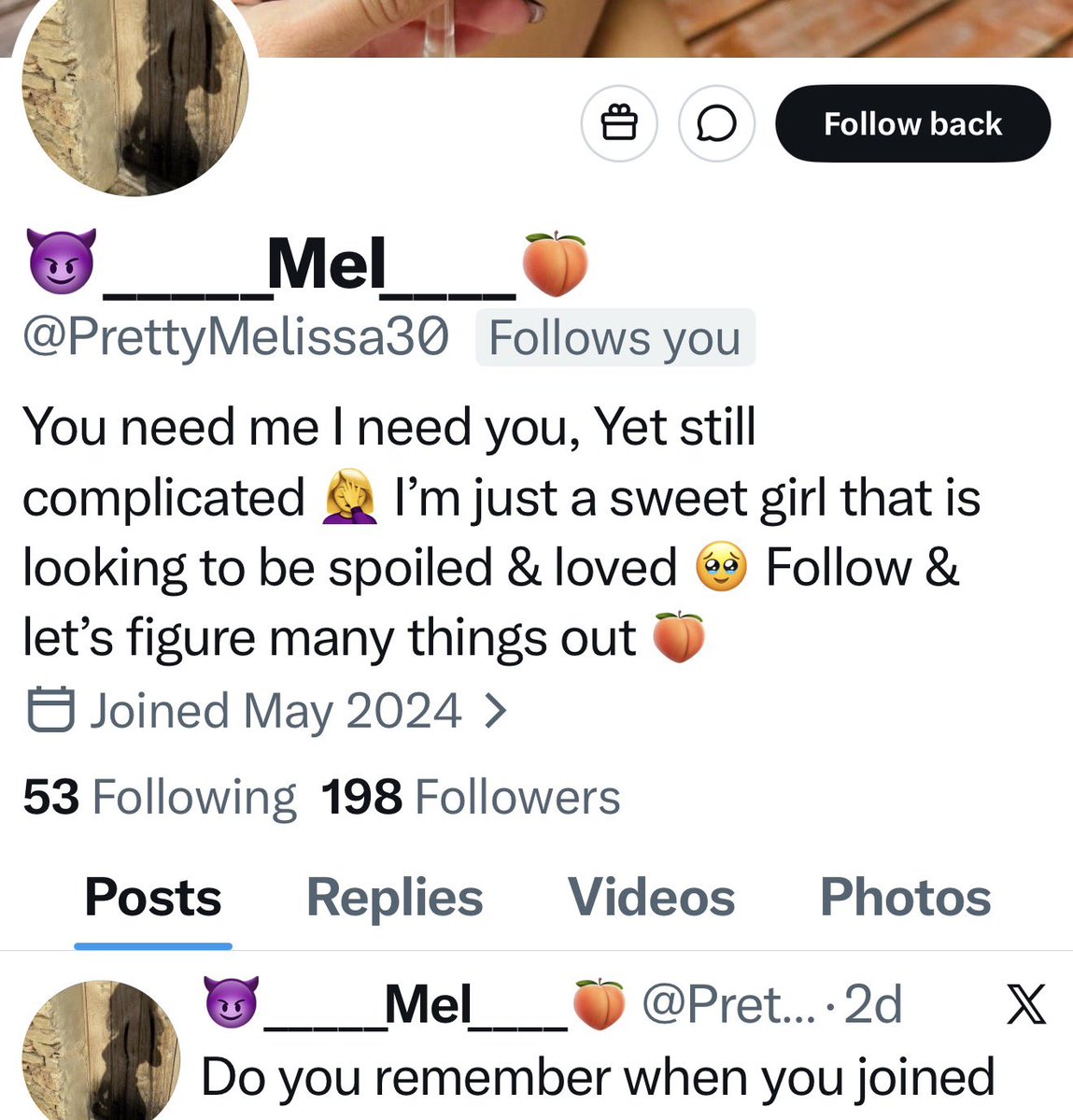 Melanie tweet media