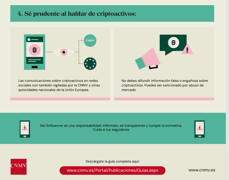 ADICAE's tweet photo. 🚨 Invertir no es un juego y recomendar productos financieros en redes también implica responsabilidad.  Desde ADICAE recordamos la importancia de combatir la desinformación financiera y proteger a las personas consumidoras frente a consejos engañosos, fraudes y falsas promesas de rentabilidad. 📷#CNMV pone el foco en los “finfluencers” y exige transparencia, prudencia y cumplimiento normativo, especialmente en inversiones y criptoactivos.  📷 Educación financiera con ADICAE.    #CNMV #EducaciónFinanciera #ConsumoResponsable #Inversiones #Criptoactivos #ADICAE