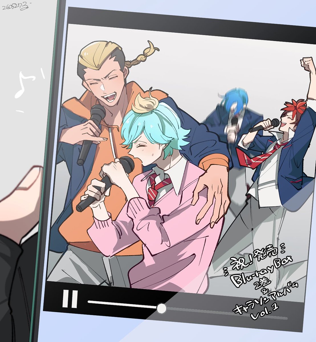 otanoco's tweet photo. ㊗️Blu-ray第2巻&amp;キャラソンアルバムvol.1発売❤️‍🔥
#サムライトルーパー https://t.co/E46DhYz9A8