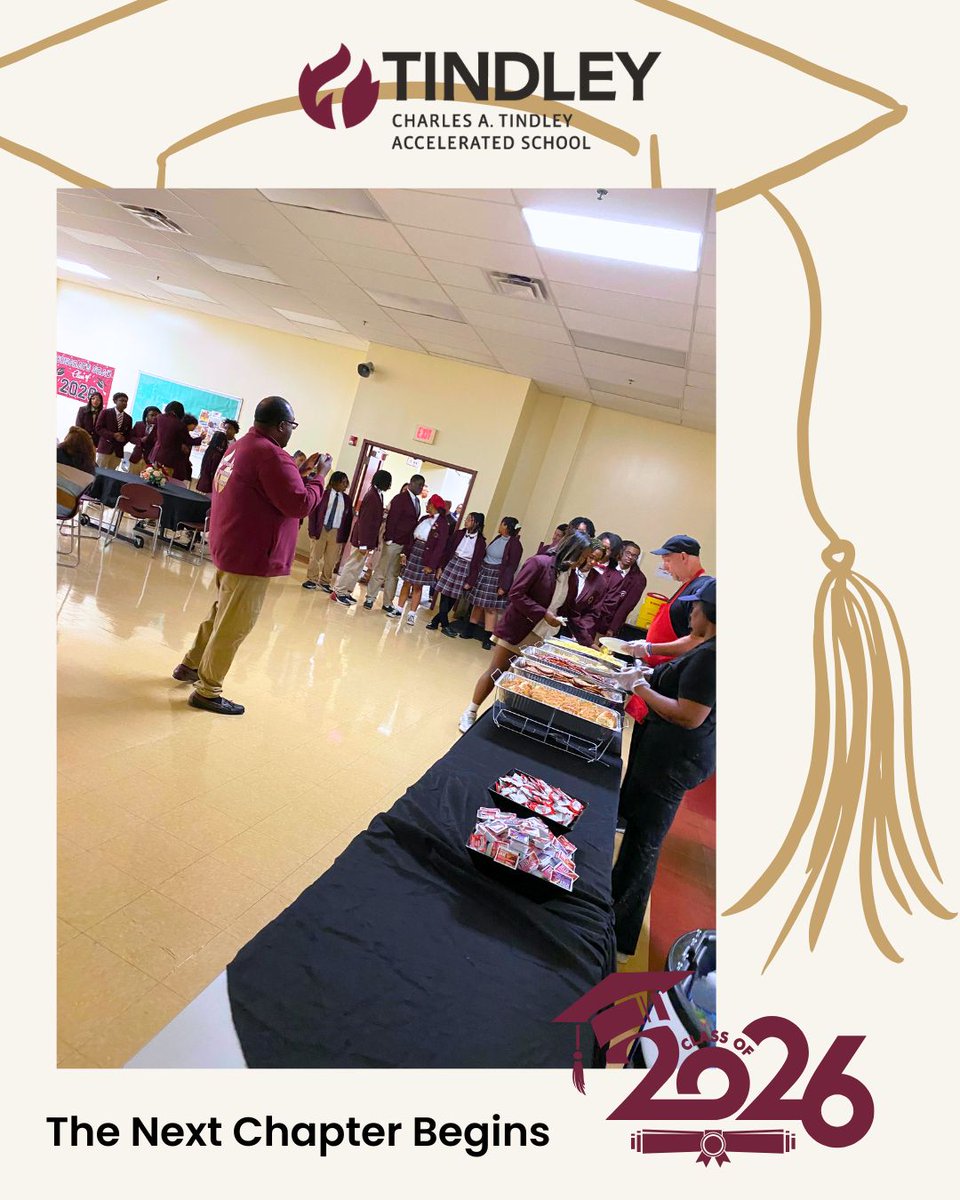 TindleyCATAS's tweet photo. 🎓 The next chapter begins.
Proud of our Class of 2026 scholars and all they’ve accomplished on their journey to graduation. Bright futures ahead.
#TindleyProud #ClassOf2026 https://t.co/4SE2cDVhaU