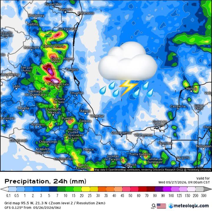 🍁🌧️Meteorología México🥶❄️ tweet media