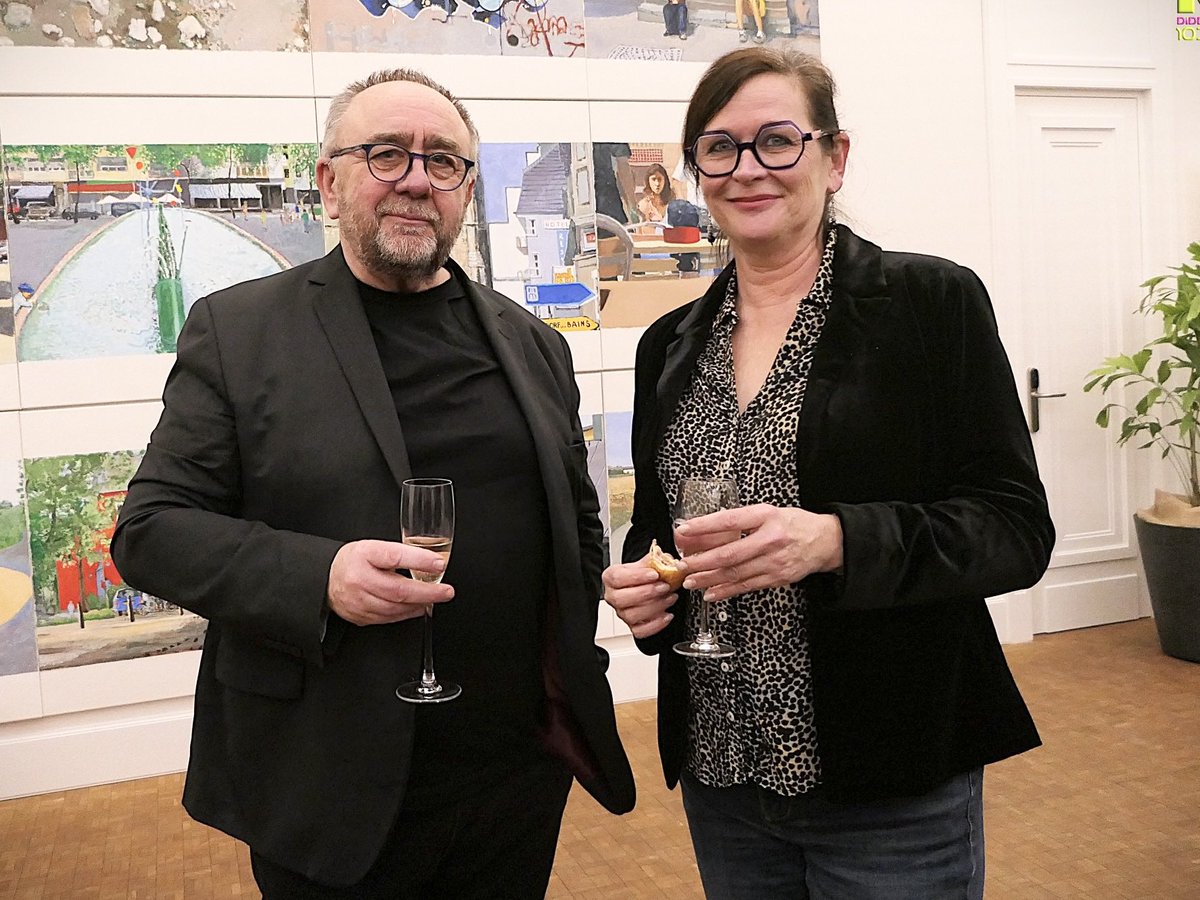 AlainHoltgen's tweet photo. Martine Kohn &amp; Alain Holtgen de l’Ecole de Théâtre de Dudelange
https://t.co/jyE4q1h47T https://t.co/YkHNmM6NHv