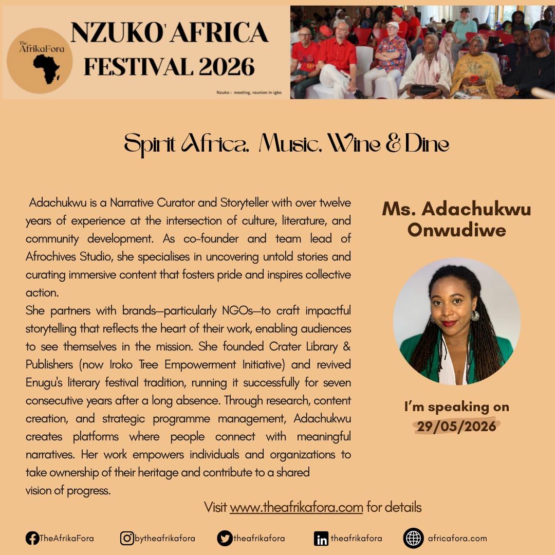 JUSTADACHI's tweet photo. Literature. Media. Data.  
How we use all 3 to own our stories and shape our future.

I will be speaking at @TheAfrikaFora Nzuko Africa 2026 | May 29 | Online

'African Youths as Builders: Creating the Infrastructure for New Narratives'
Join Us!

Tickets: https://t.co/cCdrFXxHjj https://t.co/4pzavFK0FF