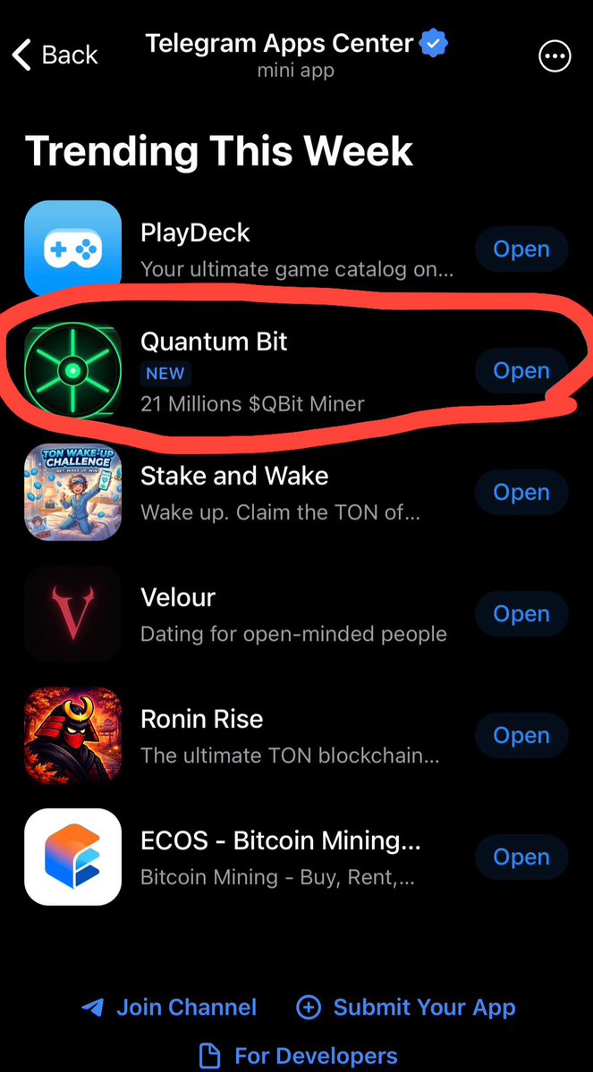 $QBiT Miner App tweet media