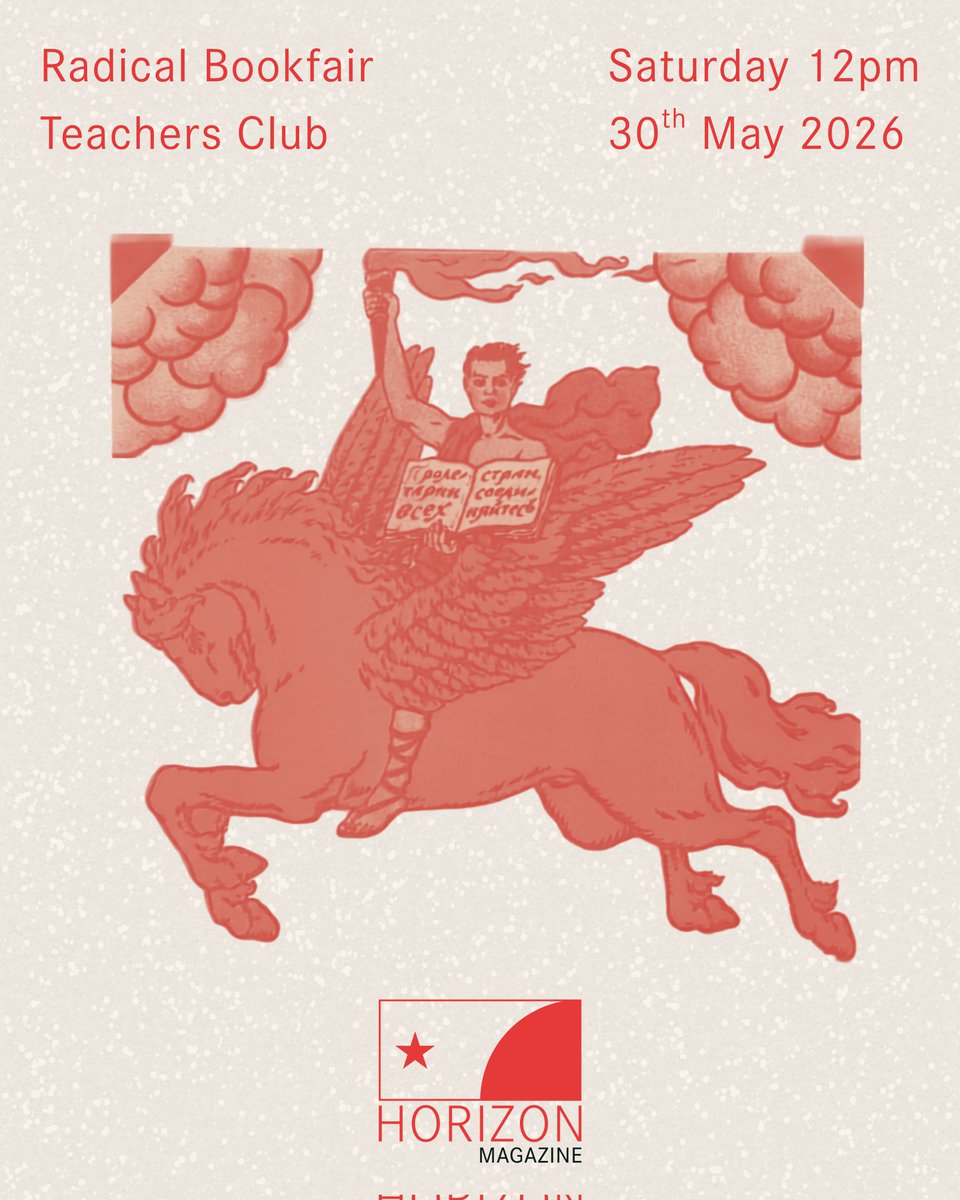 HorizonMag1917's tweet photo. Catch us at this year's Rupture Radical Book Fair decked out in our new colour scheme and logo designed by @posadasherself . Some Bookfair exclusive items will be available for purchase at our stall!

Teachers Club Saturday 30th May, 12pm https://t.co/orA7sjFRDp