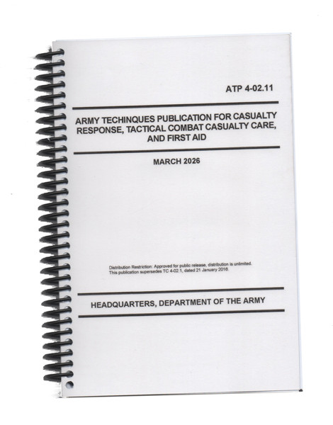 rangerjoes's tweet photo. Knowledge saves lives.

From the motor pool to the battlefield, the ATP 4-02.11 Casualty Response, Tactical Combat Casualty Care, and First Aid manual is built to prepare Soldiers, leaders, and everyday warriors to respond when seconds matter. https://t.co/EYGwdpGldL
