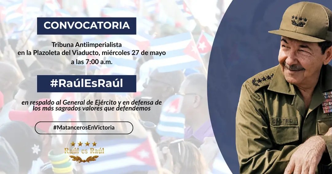 PeriodicoGiron's tweet photo. Convocan al pueblo matancero a una Tribuna Abierta Antiimperialista que se efectuará este miércoles 27 de mayo, a las 7:00 a.m., en la Plazoleta del Viaducto, como expresión de rechazo a la infame acusación del gobierno de Estados Unidos.
#PeriodicoGiron : https://t.co/PmRnrvdG96 https://t.co/xdFFRhBtUk