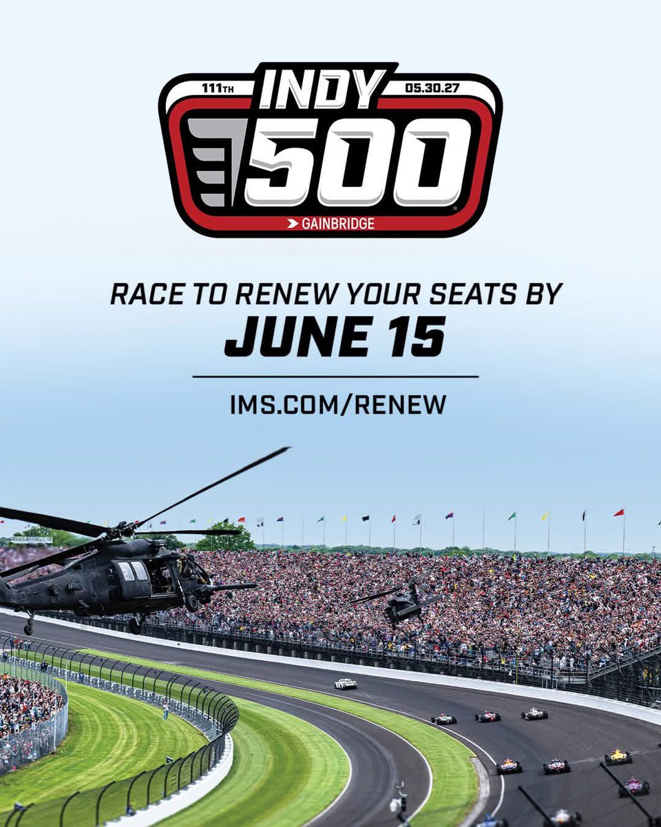 0Helms2's tweet photo. Well of course!!!  #IsItMayYet  Nothing like @IMS in May!!! https://t.co/Xi2Xj8CS0b