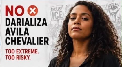 usamahandrabi's tweet photo. Team Espaillat is right, electing a fake AI-generated candidate would be too risky for Congress.

Vote for a real, human candidate: @DarializaforNY https://t.co/pLAaYPPA3U