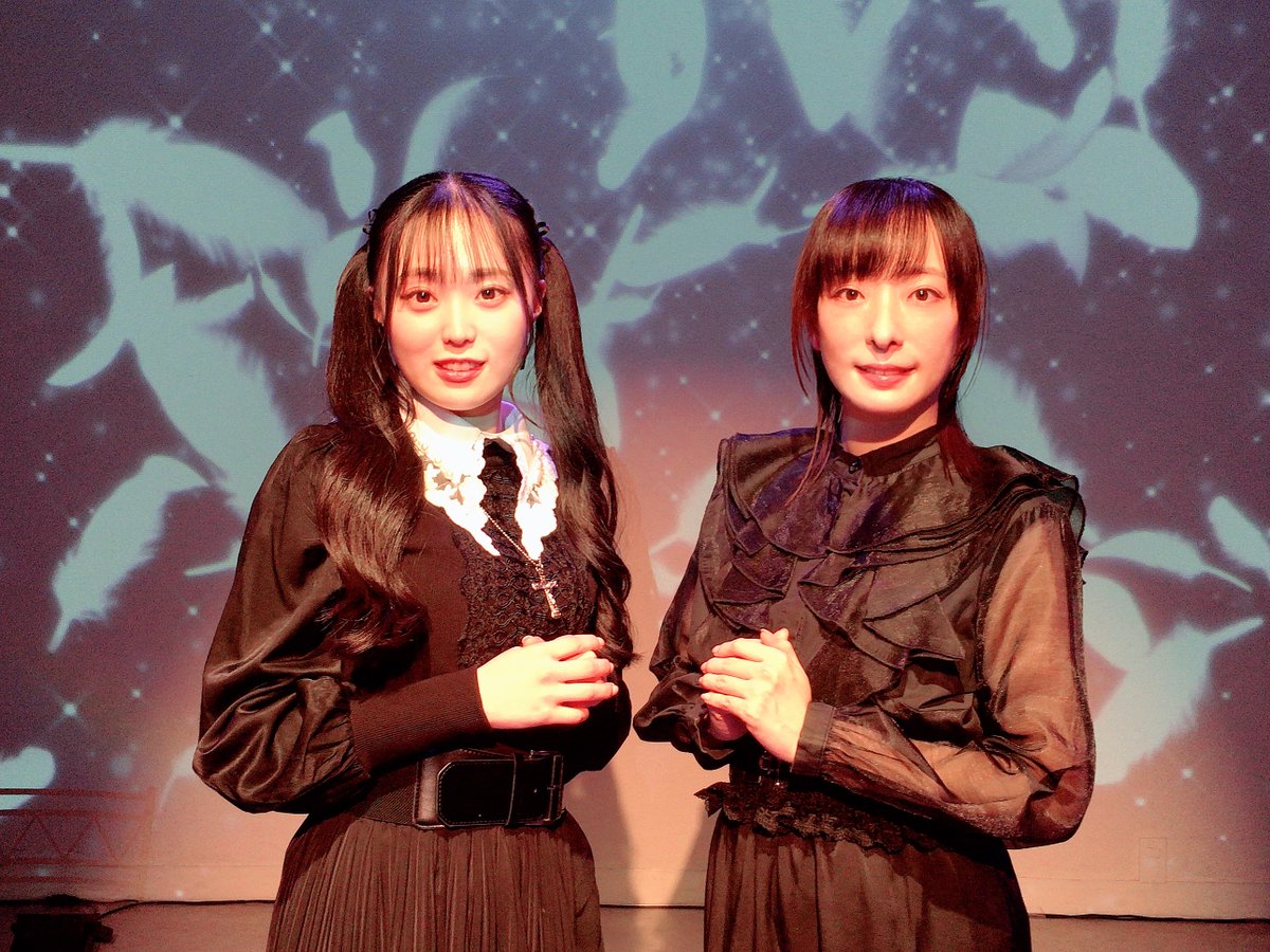 LOVExxLETTERS's tweet photo. キララン130<Rapunzel🦋>
5/23(土)～24(日)
🎀平山笑美×阿部笑華
終演致しました❣️✨笑×笑コンビ🌟が奏でる刹那の世界🌙チェンジcastの醍醐味&amp;一期一会の空間を堪能し、激情のクライマックスに心震えました🐈‍⬛
2つの結末は鳥籠に閉じ込めて、又いつか雨降るモルグ🕸️でお逢いしましょう🌹
#キララン130 https://t.co/Qg2E3OTBkY