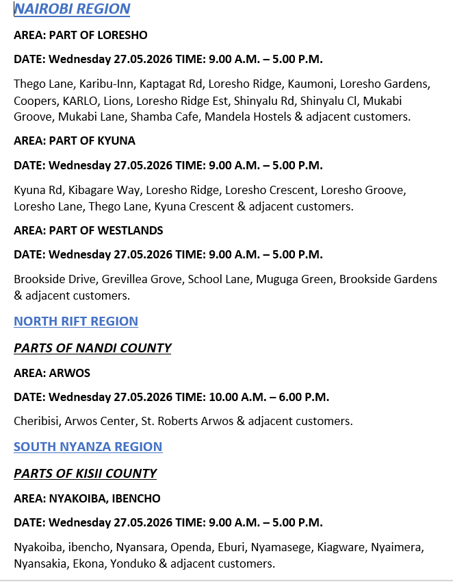 Kenya Power tweet media