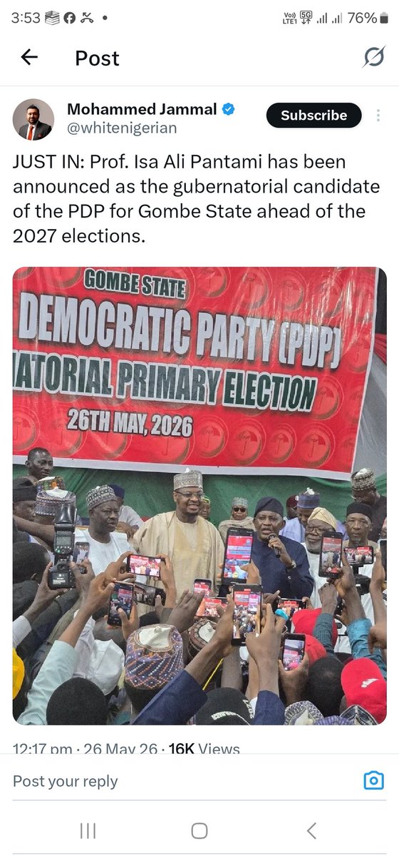Engr Zayyad Yakubu tweet media