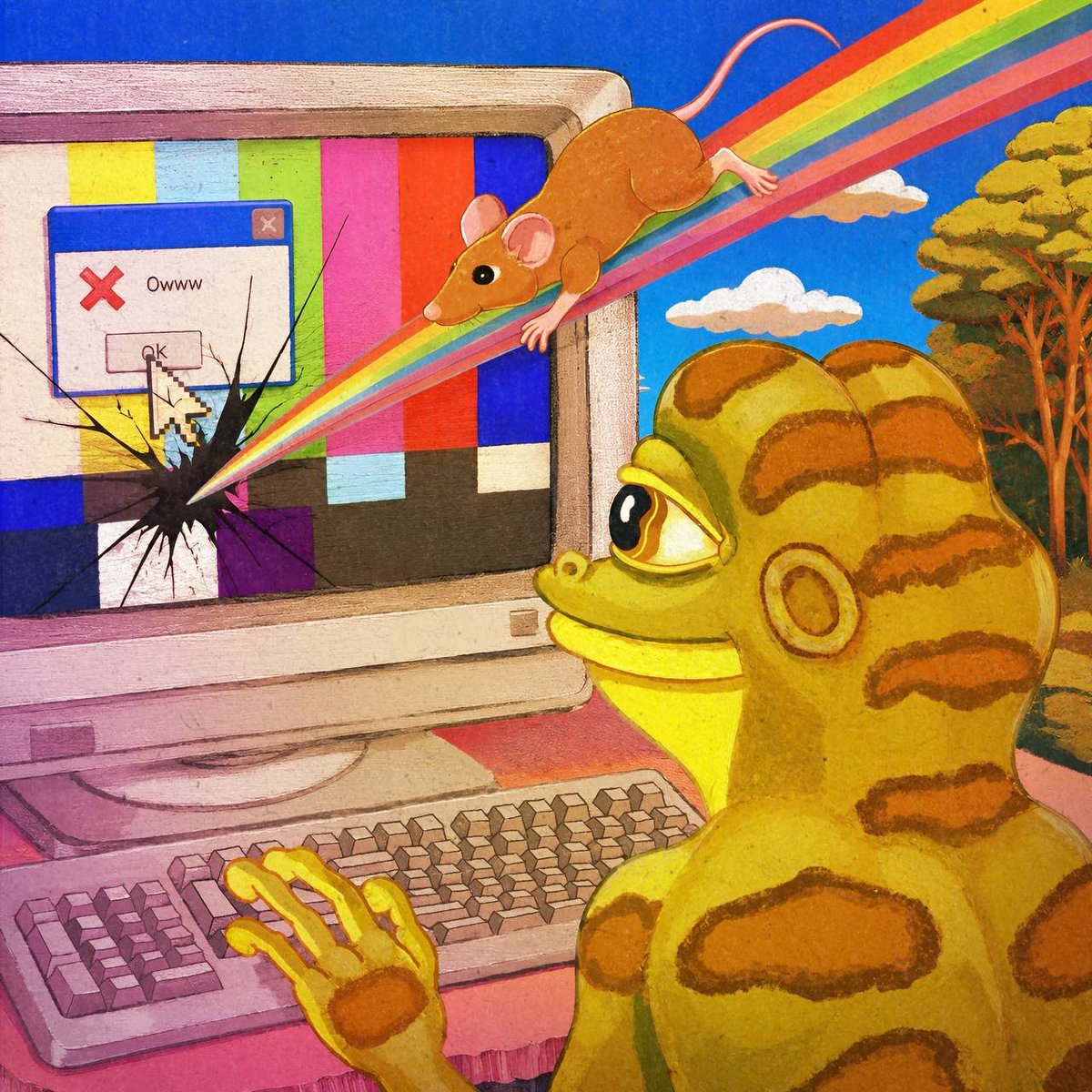 Mystery the Frog tweet media