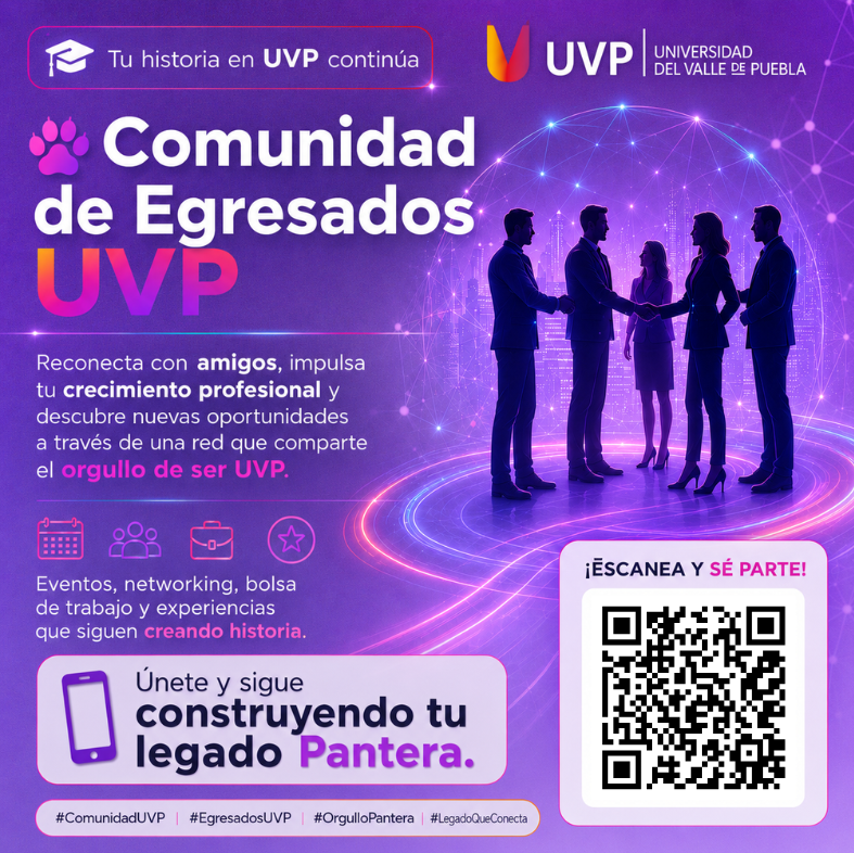 EgresadosUVP's tweet photo. 🎓🐾 Tu historia en la UVP continúa.

Únete a la Comunidad de Egresados UVP y reconecta con amigos, oportunidades y experiencias que impulsan tu crecimiento profesional. 🚀

🤝 Networking
💼 Bolsa de trabajo
🎉 Eventos exclusivos
#ComunidadUVP #EgresadosUVP #OrgulloPantera https://t.co/jgGOXtxS3z