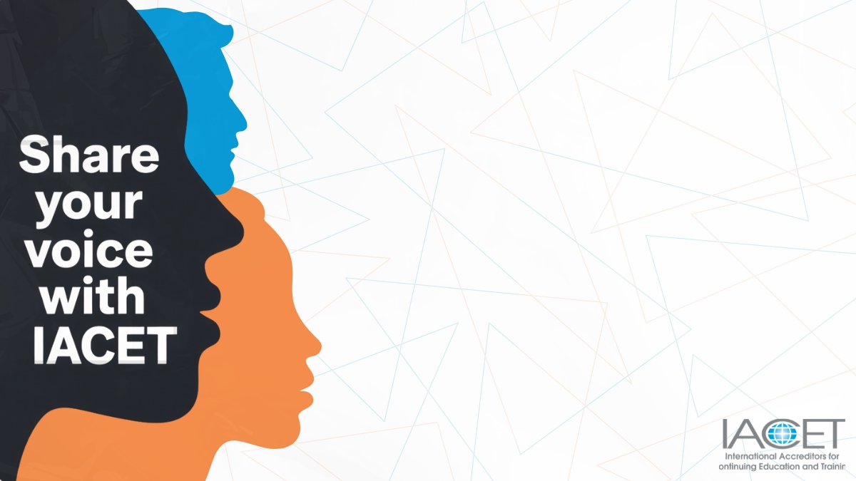 IACETorg's tweet photo. IACET is currently seeking qualified individuals to serve on the IACET Council for Standards Development (ICSD). Members play an important role in supporting standards development, advancing quality across CE/T, and contributing to the standards process. https://t.co/xgDFl8y5TG https://t.co/3ApXAFjBKQ