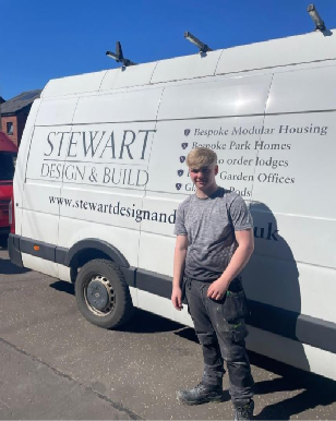 FirstStepsFT's tweet photo. Caleb joined us on our TFW programme. Determined to build a career in construction, achieving his CSCS Card  along the way. During his 6-week placement with Stewart Design &amp; Build, Caleb impressed the team with his dedication and has now been taken on by the company! 👏🎉 https://t.co/JUPaGBMm1K