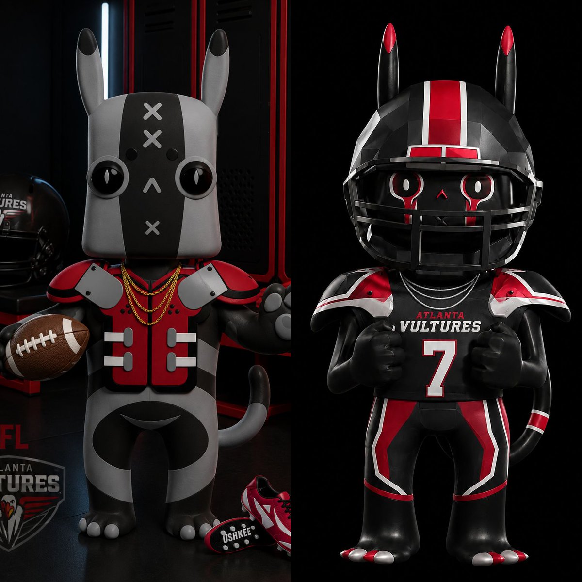 Ushkee's tweet photo. As Ushkee continues to grow, the Metafield Guardians universe is evolving creatively as well 🏈🌐

Over time we’ll be introducing upgraded visual versions of some of our characters while still respecting the original artwork and early foundations that helped build the ecosystem. https://t.co/IIHYwQgN8S