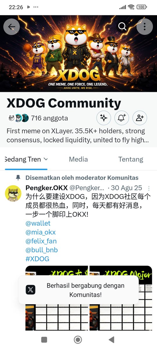 KatieAKey's tweet photo. @Billion_Global @xdog_meme 您已加入 X 平台上的 $XDOG 代币社区！ 恭喜 XDOG 加入 BILLION 平台，这是一个基于 XLAYER 网络的开创性预测市场。 BILLION 凭借其尖端技术打造的强大表情包平台，必将助力 XLAYER 取得成功！

我遵守了所有现行规则。
#XDOG
#BillionLive
#BILLION https://t.co/5PtUVP8AYS