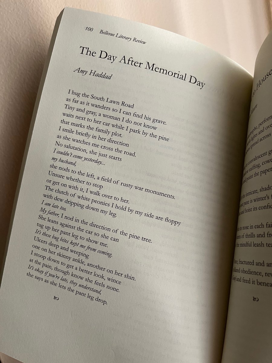 BLReview's tweet photo. "It’s okay if you’re late, they understand...” Amy Haddad’s "The Day After Memorial Day,” from BLR Issue 10.

https://t.co/rIB2qMHh6f
#poetry #poem #memorialday https://t.co/ogUMkvdfRI