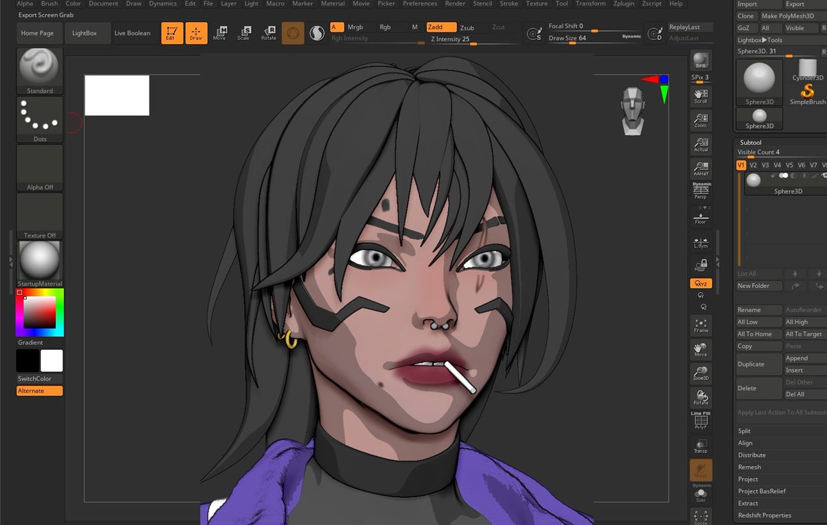 FNT3D's tweet photo. Wip_02 - new personal Project🦾

#characterart #zbrush #3d #3dart https://t.co/cqI0wzdXAS
