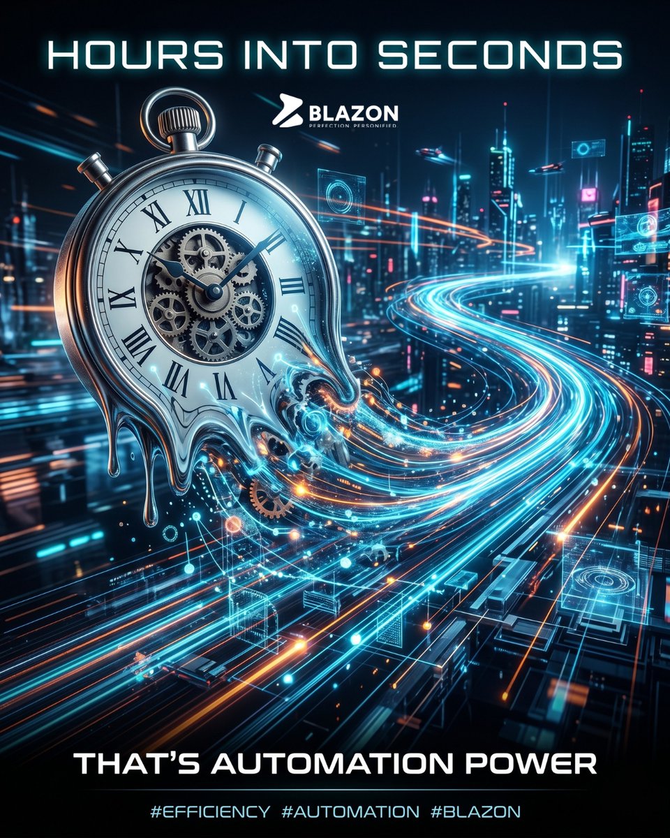 BlazonAppDevCbe's tweet photo. From hours to seconds ⚡

Transform the way you work with intelligent automation built for speed and precision.

🚀 Ready to automate smarter?

Visit: https://t.co/7lwCyHhftf

#BusinessAutomation #AI #WorkflowAutomation #TechSolutions #Blazon https://t.co/Zv3nA76mvt