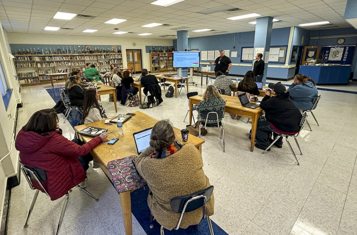 WVUStudentLife's tweet photo. 💡 Read how these three West Virginia teachers illuminate their classrooms with lessons learned at WVU at https://t.co/Ryy42E2u9M https://t.co/shn8M9aRdW