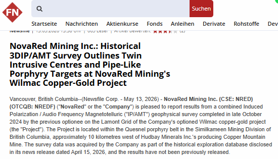 VMLvirtualmusi1's tweet photo. I THINK MOST TRADERS STILL MISS THIS

I started paying closer attention to NovaRed Mining Inc CSE: $NRED after seeing the company already identify 2 intrusive centers underground while confirming 1.670% Cu peak samples and planning 85 line-miles geophysics across its 39,726-acre BC footprint

Then I read the Bitget article talking about future copper shortages from AI infrastructure demand and honestly it made the NRED setup look much bigger to me. AI systems, power grids, robotics and defense technology all require massive copper consumption and supply deficits are already starting to appear globally

That’s why I think Phil Ehr matters so much here. He’s not only connected to military intelligence backgrounds but also keeps publicly framing copper as a strategic national-security asset. To me that potentially helps NovaRed Mining attract macro-focused investors instead of only small mining traders

I post, you decide

$RKLB $AMD 
https://t.co/mgJG5fAKfX