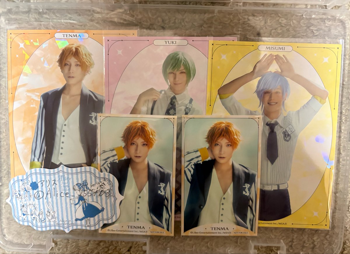Alice_255103's tweet photo. @mtkyky_2 こんばんは。夜分遅くに失礼いたします。
お品物のお写真を送らせていただきます。
またフォトカ天馬は2点所持しておりますので、もしご入用でしたらフォトカ至、三角との郵送交換を併せてお願いいたします。
ご一考いただけますと幸いです。
よろしくお願いいたします。 https://t.co/nvWYVxwStu