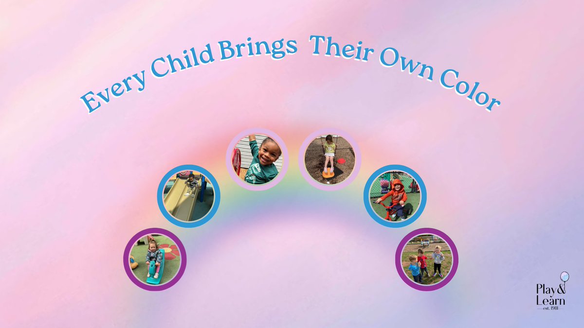 playnlearn's tweet photo. Rainy weekend = Rainbow week ahead 🌈

Every child brings their own color!

#PlayAndLearn #LearningThroughPlay https://t.co/tzgEst7bhL