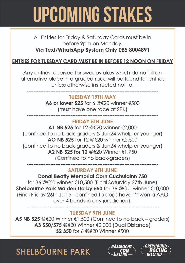 Shelbourne Park Greyhound Stadium tweet media