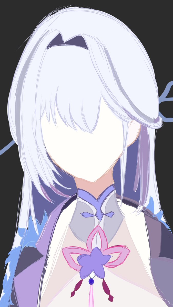 crystal135135's tweet photo. kinda boring/ messy but Im providing for the Bai Mei fans (against their will) #BaiMei #BaiMeiHNA #HonkaiNexusAnima #fanarts https://t.co/zxpSXaU3mY