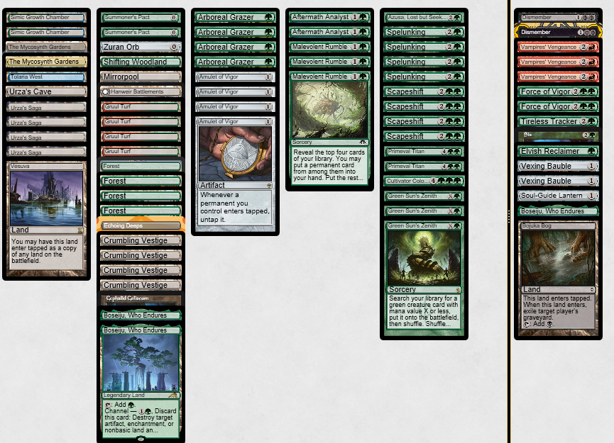 Mistakenn1's tweet photo. 🚨🚨🚨🚨🚨🚨🚨TITAN IS DEAD they said
After a huge amount of 4-1s, I finally did it… trophy with Amulet post-ban. Long live Amulet.
This combo takes way longer than the Lotus one, and we can gain infinite life in the process. Maybe now they’ll ban Zuran Orb for logistical reason https://t.co/U0GlwRvfIU