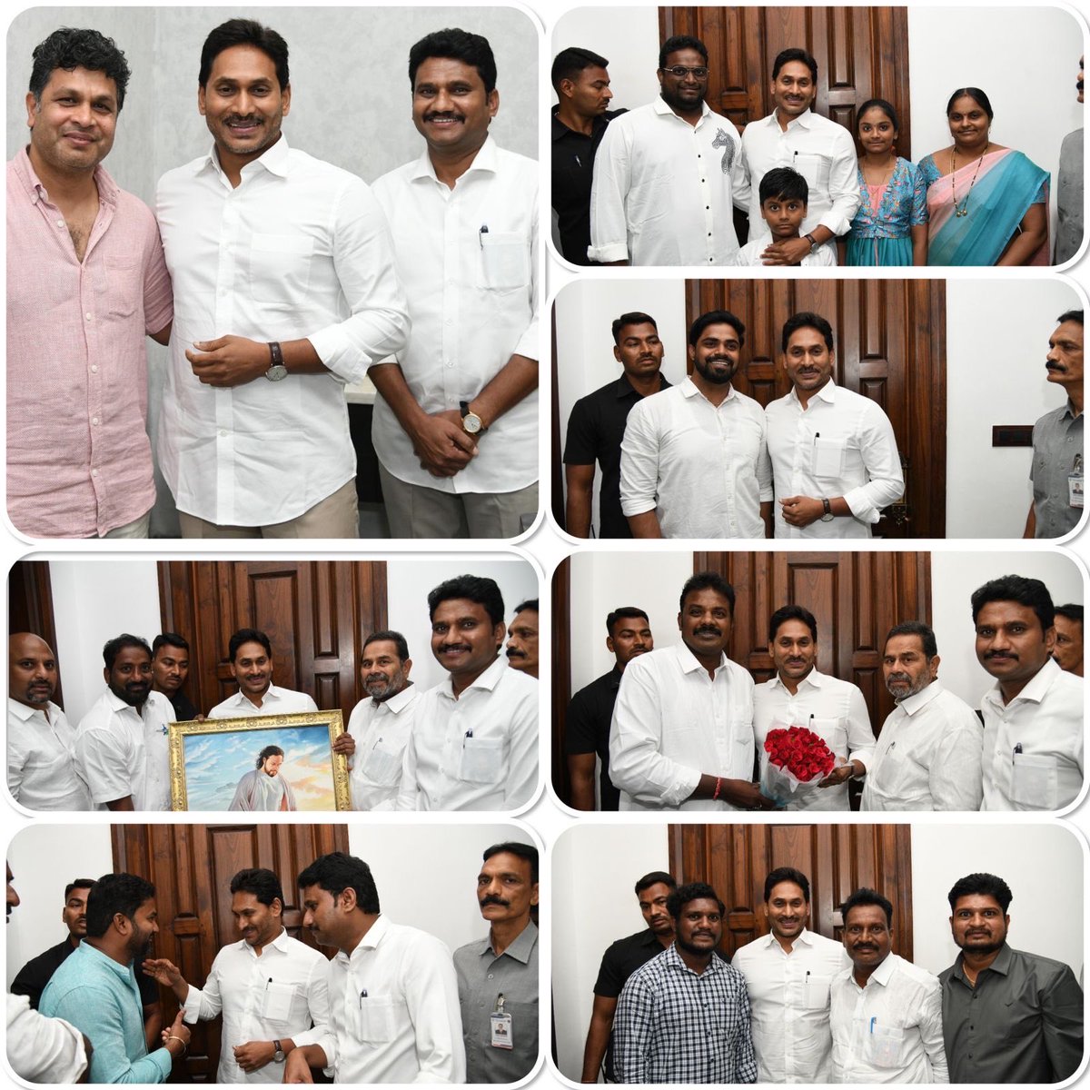 alurusamba's tweet photo. 🌍 Strengthening the global YSRCP family, one connection at a time. 💙

It was a pleasure introducing committed NRIs from 🇳🇿 New Zealand, 🇸🇬 Singapore, 🇬🇧 UK, 🇩🇪 Germany, 🇧🇭 Bahrain, and 🇰🇼 Kuwait to our beloved leader Y. S. Jagan Mohan Reddy garu.

Together, beyond borders, we continue to strengthen the movement and work unitedly for Andhra Pradesh’s future. 💪

#YSJagan #PeopleLeader #TrueLeadership #YSRCP #YSRCPNRI #NRIsWithJagananna #GlobalSupportForYSRCP
#AluruSambasivaReddy