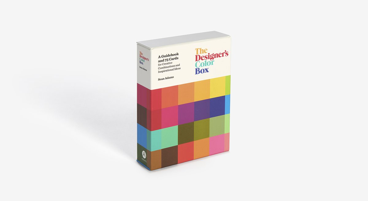 ABRAMSbooks's tweet photo. The must-have resource for graphic designers, interior designers, artists, &amp; anyone who works with color!

THE DESIGNER'S COLOR BOX, featuring a portable guidebook and a 75-card deck showcasing color palettes and inspiring color combinations, is out now! https://t.co/0mf12Pg47C https://t.co/FVKVEUQKKh