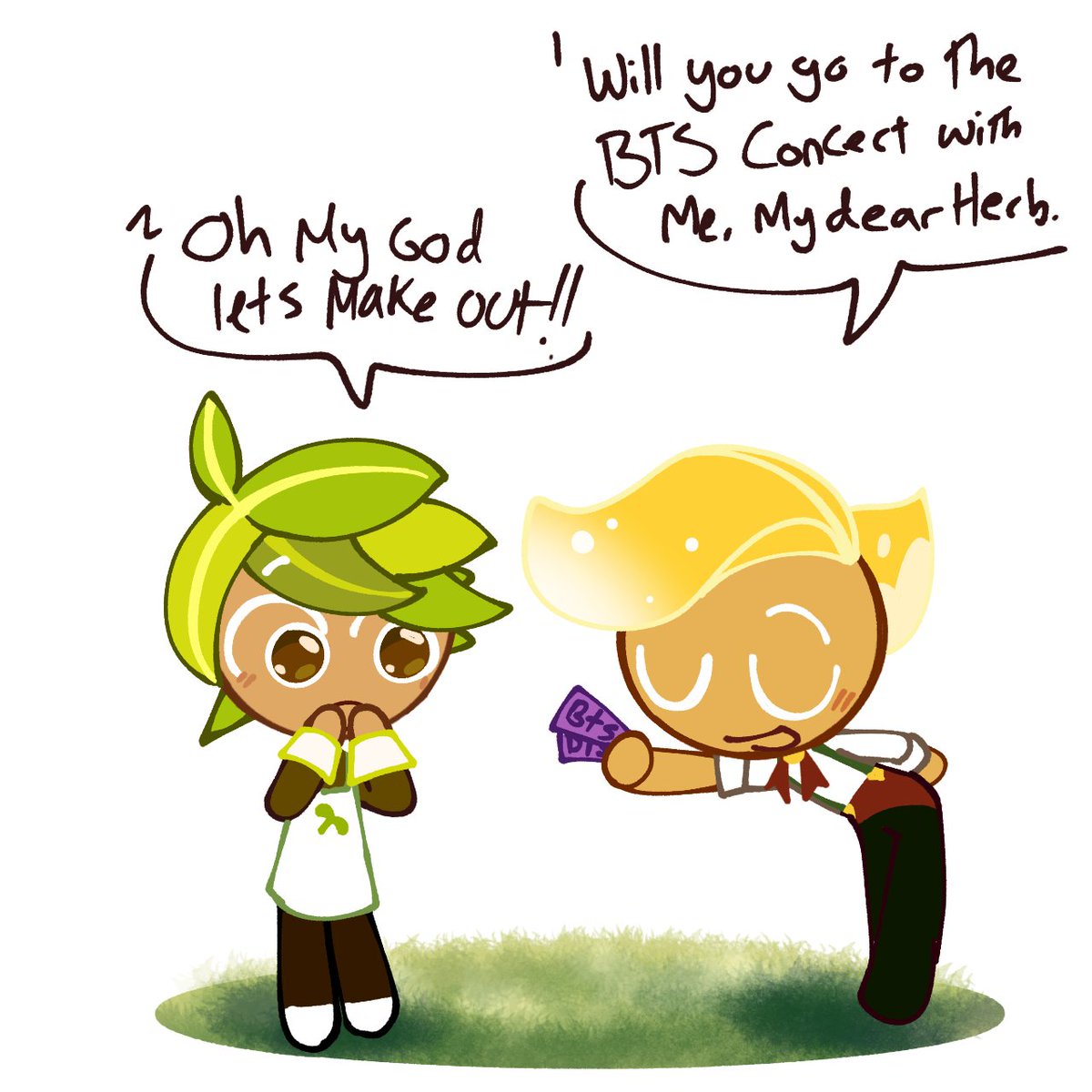 yourneigbourjon's tweet photo. Hello sparklingherb i missed you

#cookirunkingdom #sparklingcookie #herbcookie #sparklingherb https://t.co/HeuoCMZ86v