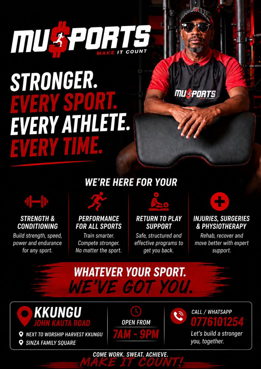 MUDOOLASPORTS's tweet photo. For all your Sprots - Strength and Conditioning needs in any Sport. 

#MakeItCount https://t.co/DiqfBoOzAP