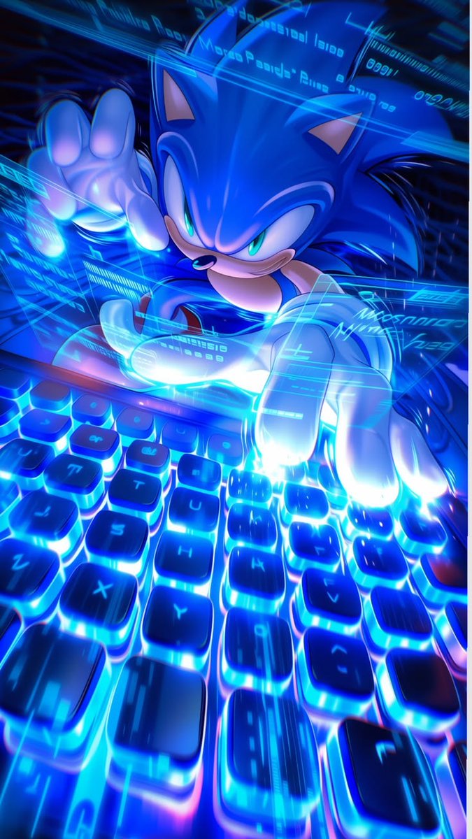 SnYmir's tweet photo. My name Sonic the hedgehog 
Fastest thing alive 
Oh yeah this is happening https://t.co/F23q6AoZa1