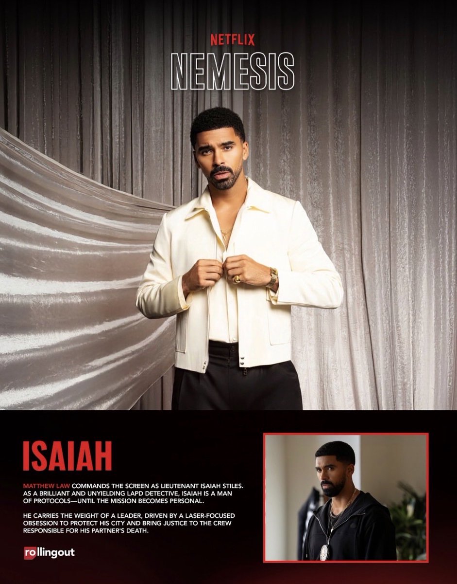GRAYSCALEIC's tweet photo. Love him or hate him, you’re talking about him! Nemesis is @netflix #1 show &amp; Isiah stays clean through the whole season! Only right he’s rocking our cream moire trucker jacket for @RollingOut cover story!

Styled by @AmicaStyleD 

GRAY- life is more than black &amp; white! https://t.co/xuPWhedDPr