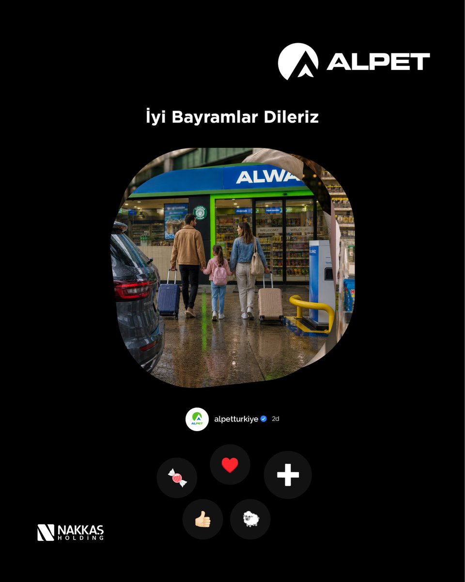 AlpetTurkiye's tweet photo. İstasyonda bayram havası bir başka. Şipşak yakaladık!
#Alpet #AlpetleBayram https://t.co/29ujYgQfss