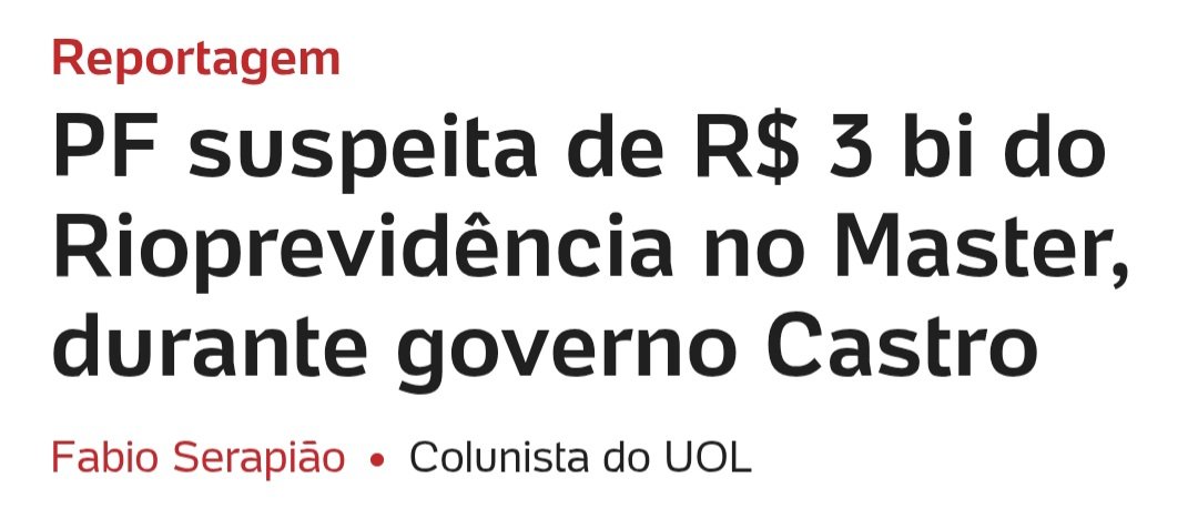 anpg's tweet photo. A PF realizou hoje mais uma operação contra Cláudio Castro (PL-RJ). A investigação aponta que R$ 3 BILHÕES da RioPrevidência foram aportados nas fraudes do Banco Master, em meio a encontros às escondidas entre o ex-governador e Vorcaro. 

Em termos de comparação, esse dinheiro daria para custear a previdência dos pós-graduandos por uma década ou ainda dar um reajuste para os bolsistas Capes e CNPq em mais de 40% e aumentar em mais 30 mil novas bolsas de doutorado no sistema. 

O escândalo BolsoMaster é o retrato do mal que a extrema-direita fez e faz ao Brasil.