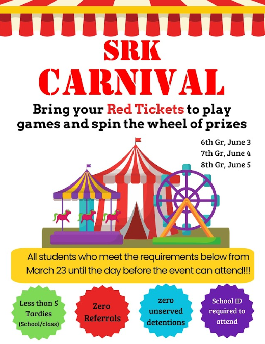 Abington_Middle's tweet photo. The data collection to determine eligibility for the SRK Carnival in June is in progress.   Students have been presented with the eligibility requirements during an advisory lesson.  Please see the flyer for more details about this fun event. We hope to see everyone there! https://t.co/saGi57hQ5h