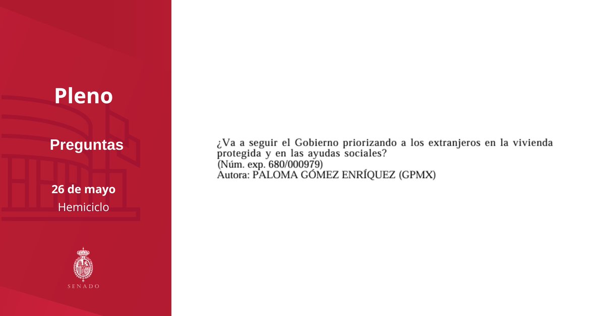 Senado de España tweet media
