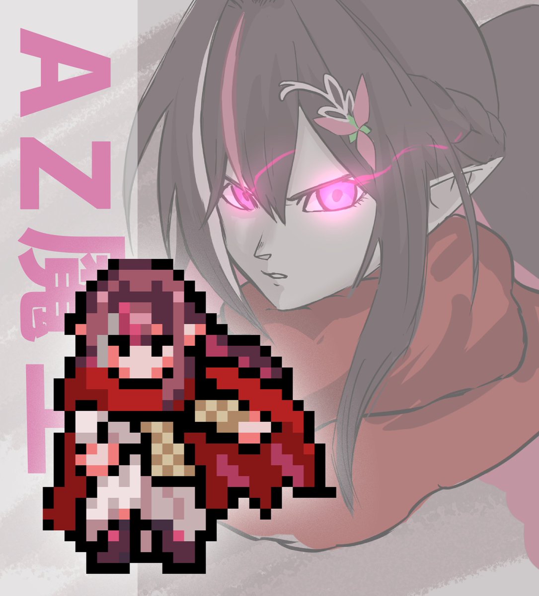 charrypaypay's tweet photo. #AZKiART　AZ魔王 https://t.co/v8Sn7aPNaW