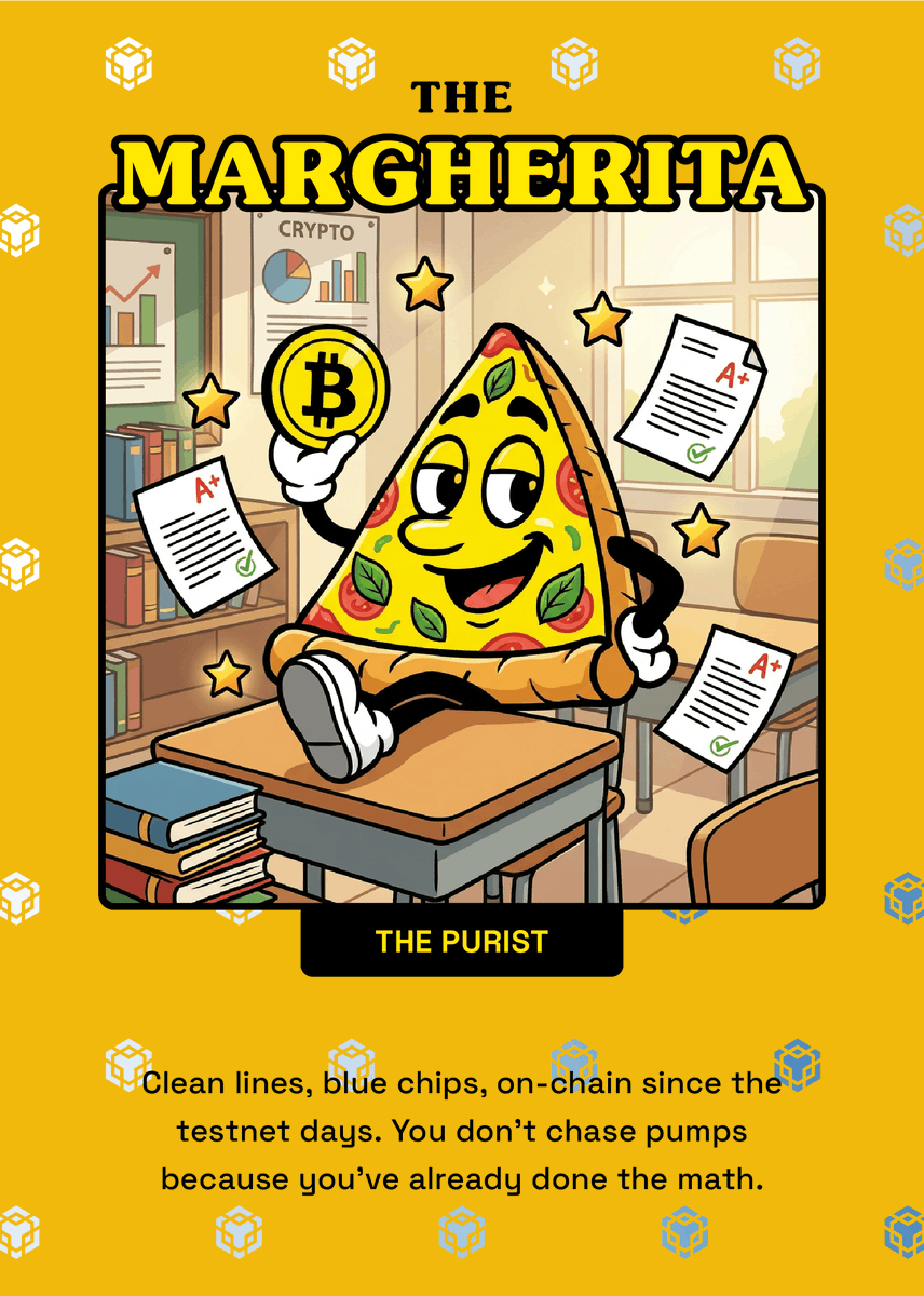 chenbazuk's tweet photo. 我的披萨订单像我的图表一样干净利落，绝不流水账。

Margherita 🍕 为 @BNBCHAIN #BNBPizzaDay 干杯！

你是哪种口味？⚡📈 @BNBCHAINZH https://t.co/ucFHGljdOk