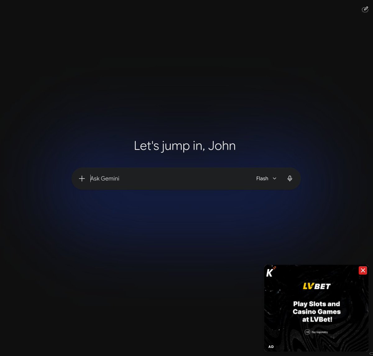 johnbonilla's tweet photo. I never got the memo that there are ads in Google Gemini. https://t.co/x3MhCZui83