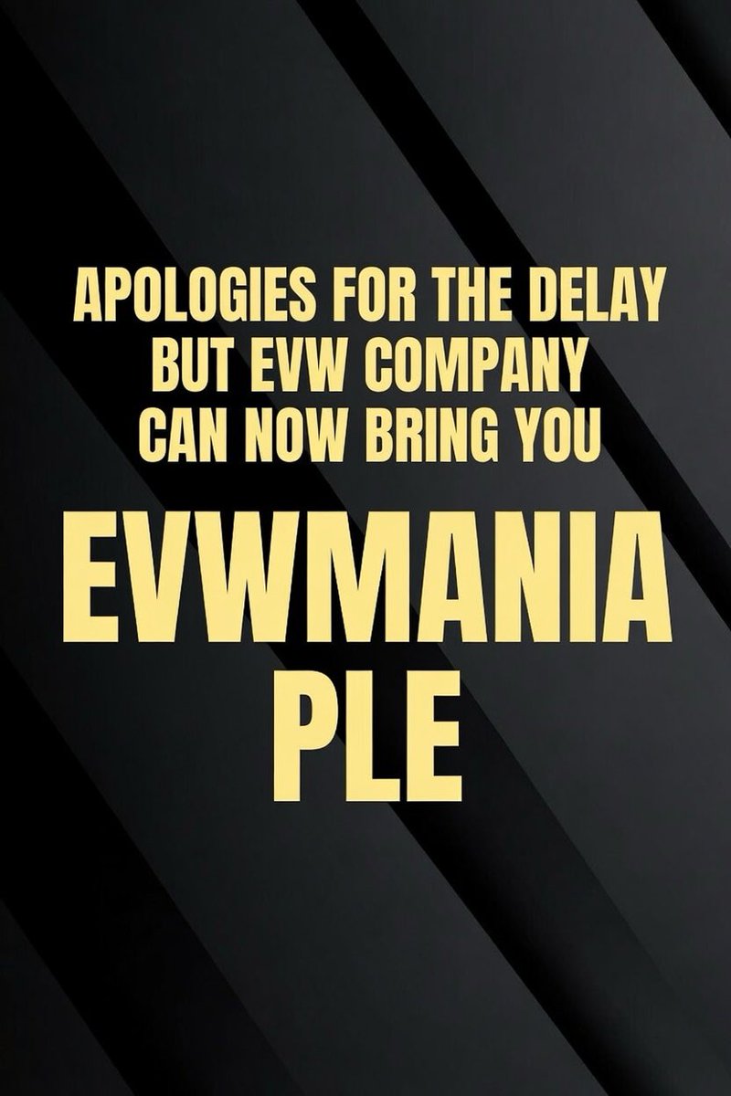 EVW_Company's tweet photo. 📣 Due to reasons beyond the control of the company, we can now bring you our #EVWMANIA #PLE as always the management appreciate the roster for their patience regarding this situation. So without any further ado, grab your favorite soda and popcorn as we bring you the matches. 📣 https://t.co/NKWXajtmzI