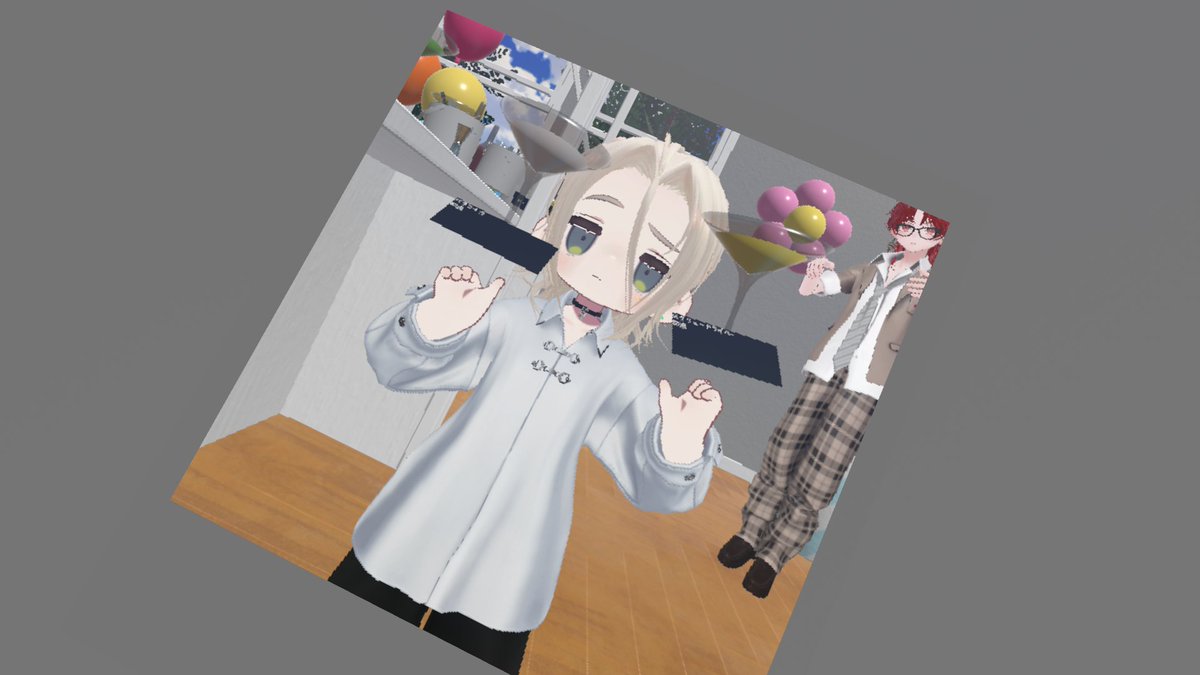 kayamori_vrc's tweet photo. RPキャンペーン当たって行ってきました！！
わちゃわちゃ楽しめた最高のイベントです！！！ 
#ReLibrary_VRC https://t.co/GrVBQaRmex