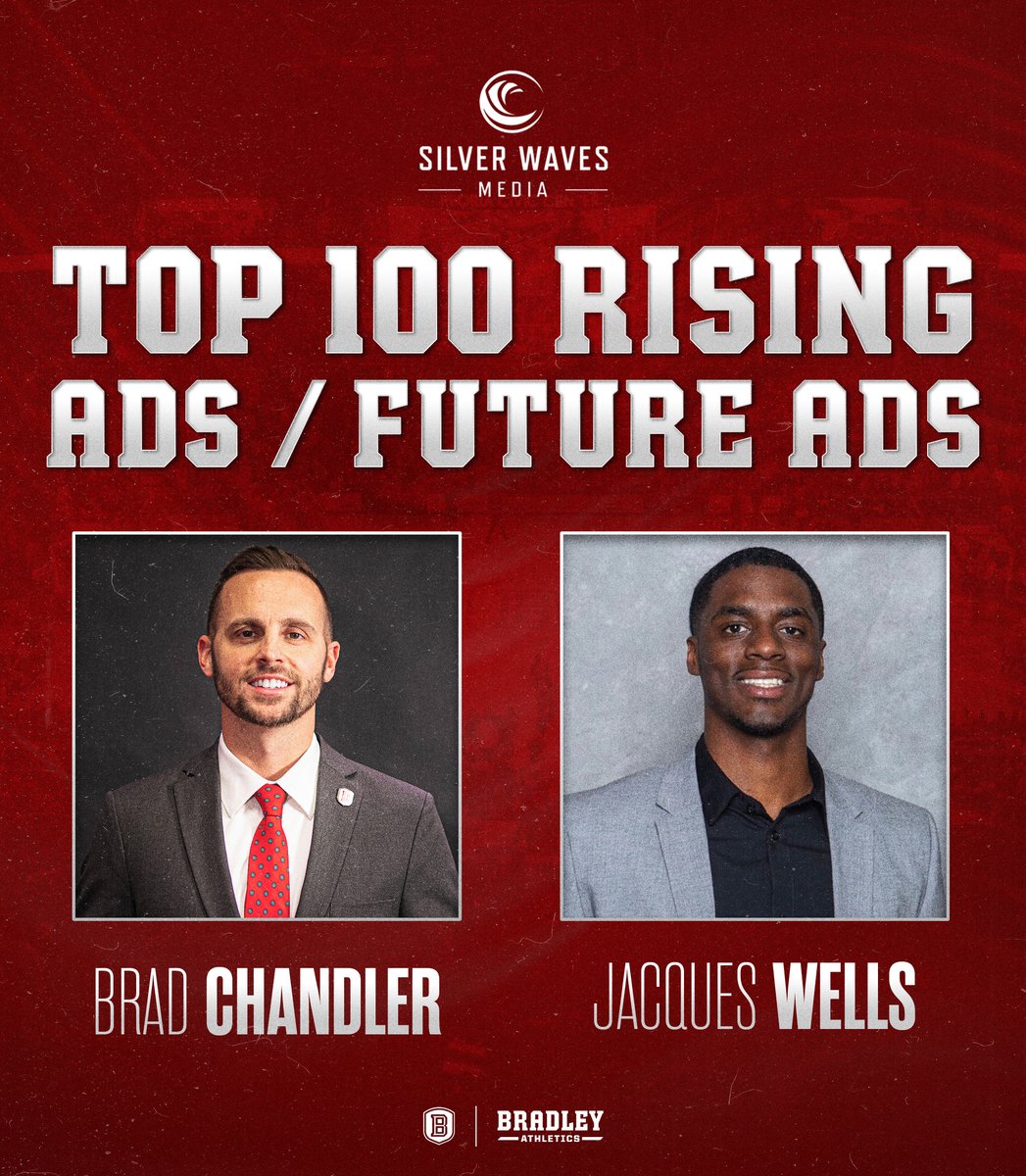 BradleyBraves's tweet photo. Congratulations to Deputy Athletics Director, Brad Chandler and Senior Associate AD for Business Strategy, Jacques Wells on being recognized among the nation’s top rising athletic administrators. https://t.co/RGlxtcuRFN