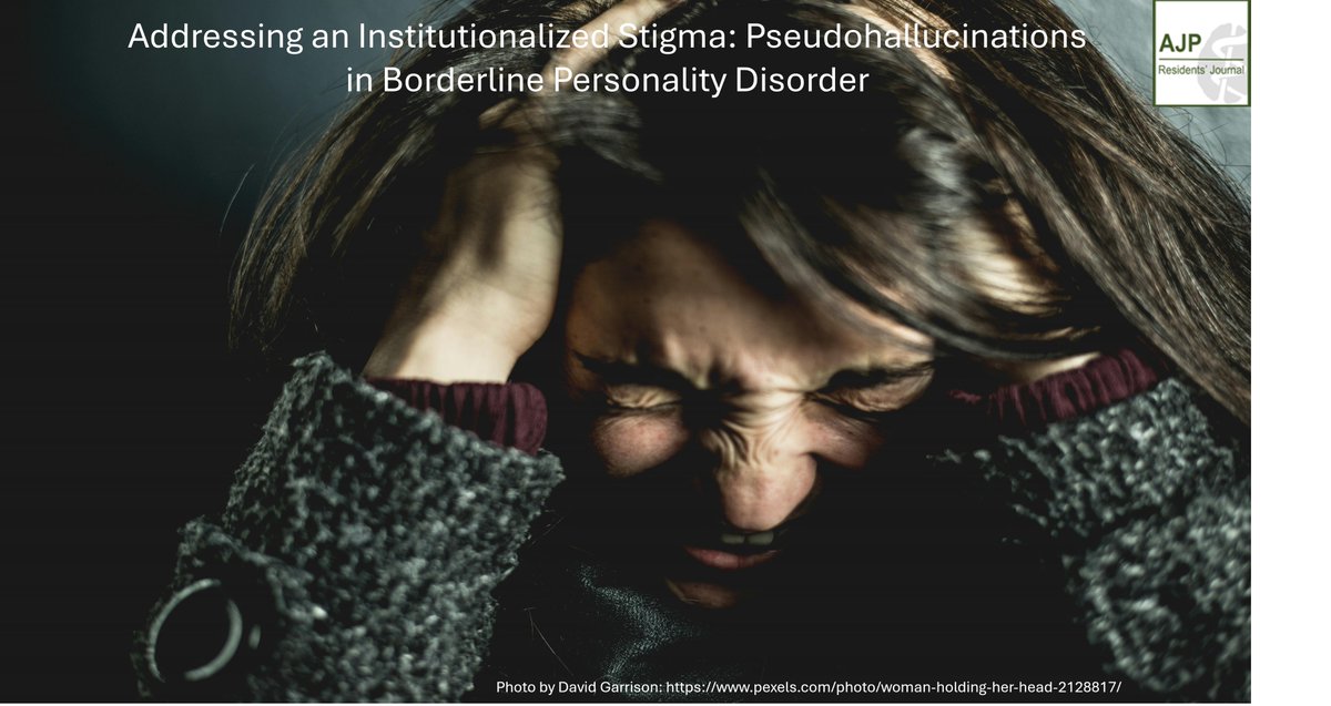 AJP_ResJournal's tweet photo. 🚨"Perceptual disturbances are often equated with psychotic disorders, yet hallucinations are not exclusive to psychotic syndromes" - Jérémie Beck, M.D  
Check out the full article here: https://t.co/SzkhWX5CqT https://t.co/SoORIsMhIp